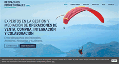 Desktop Screenshot of despachosprofesionales.com
